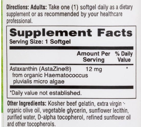Astaxanthine met AstaZine® – 30 softgels - Newtraceuticals