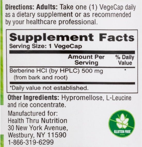 Berberine – 60 capsules - Newtraceuticals