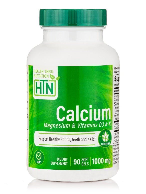 Calcium en magnesium met D3 & K2 – 90 softgels - Newtraceuticals