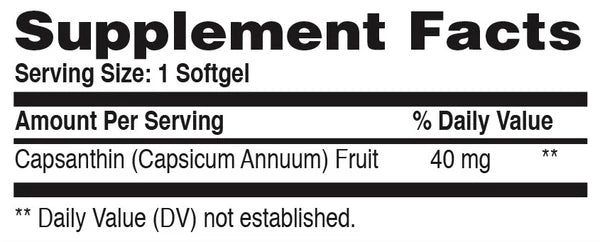 Capsanthine met CapsiClear™ oogformule – 30 softgels - Newtraceuticals
