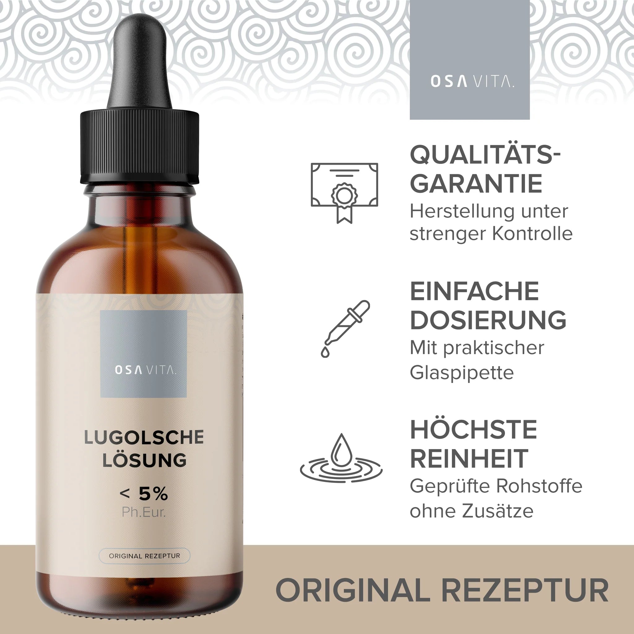 Lugol's Jodium 5% met Pipet - Newtraceuticals