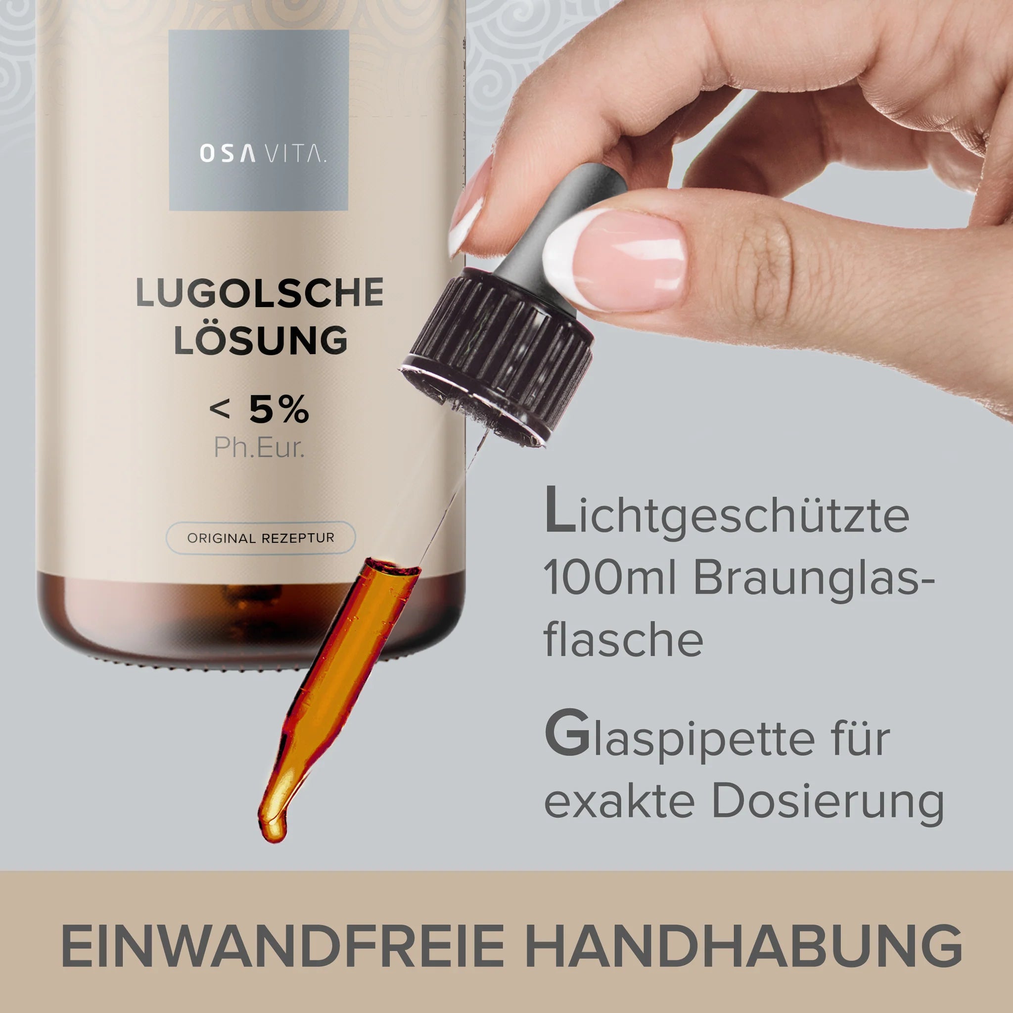 Lugol's Jodium 5% met Pipet - Newtraceuticals