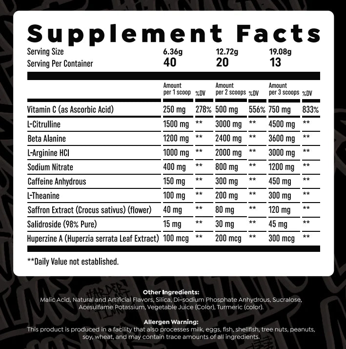 Signature Series Pre - Workout - Newtraceuticals