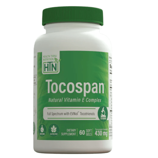 Tocospan® (EVNol™) Vitamine E - Complex – 60 softgels - Newtraceuticals