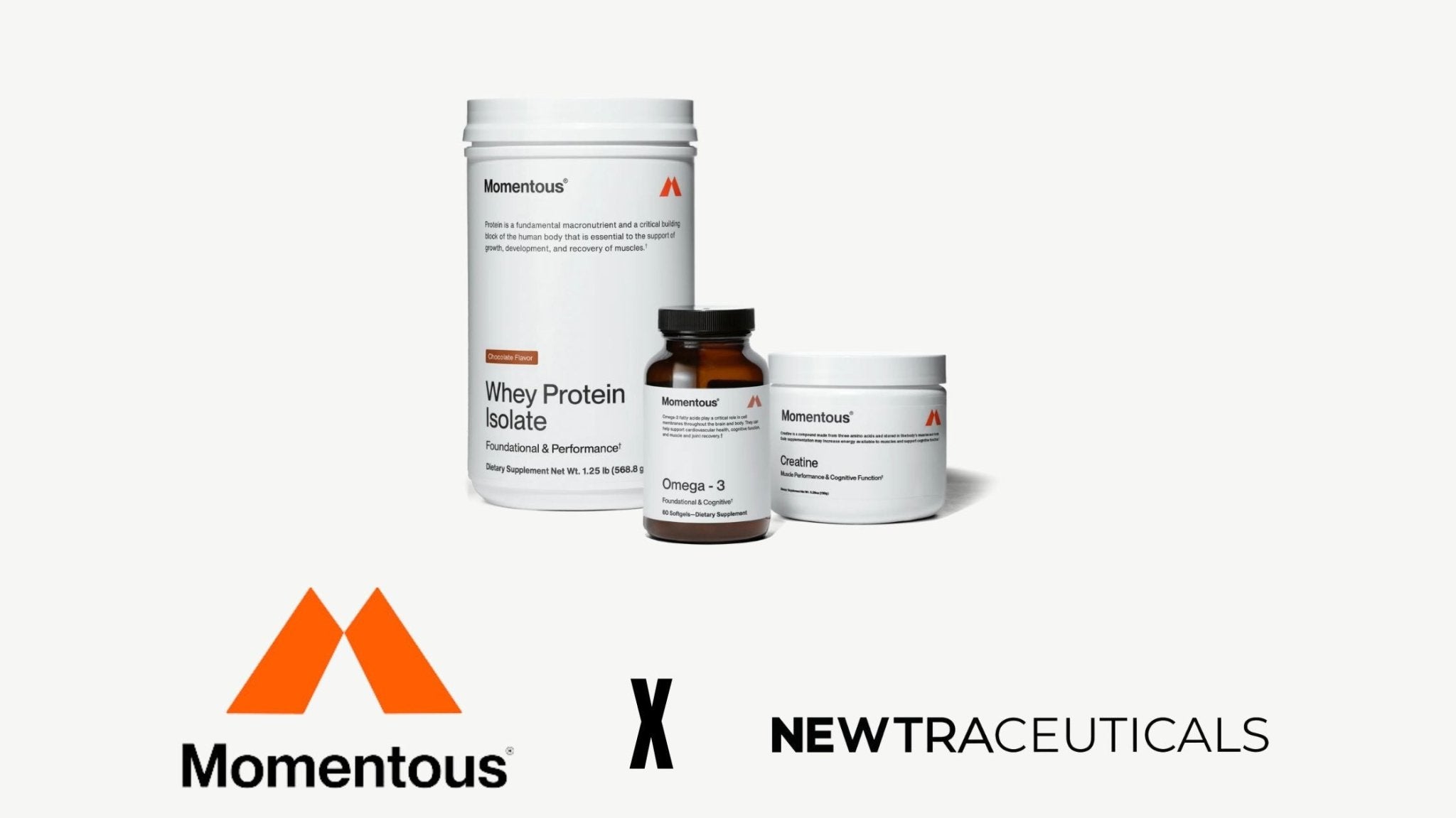 Momentous Supplementen in Europa - Newtraceuticals