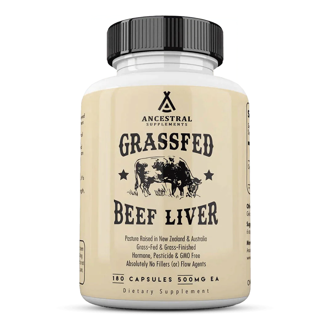 Grassfed Beef Liver - 180 capsules