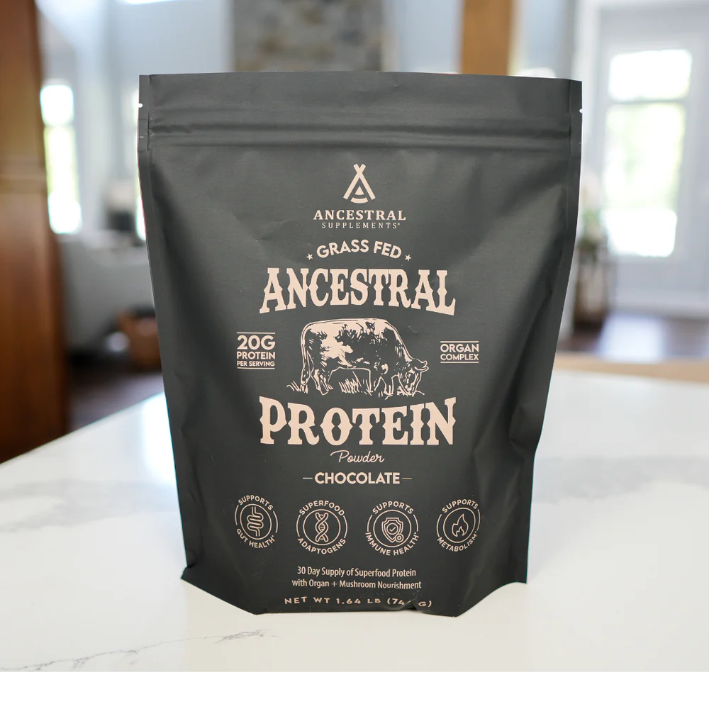 Ancestral Protein Powder - Grass Fed - Chocolate - 744 grams