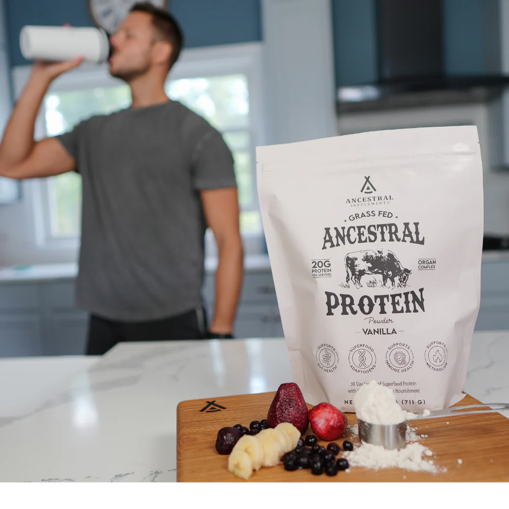 Ancestral Protein Powder - Grass Fed - Vanilla - 711 grams