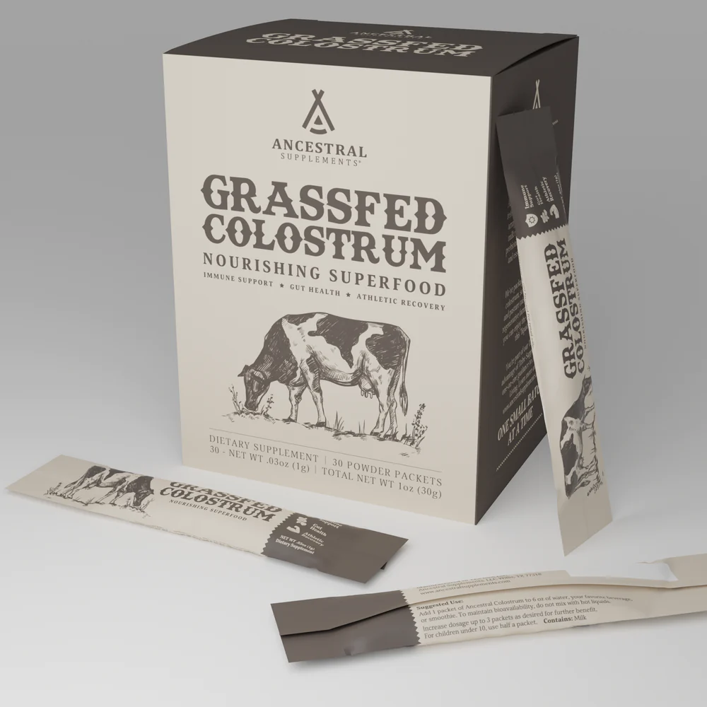 Grasgefüttertes Kolostrum – 30 Stick Packs