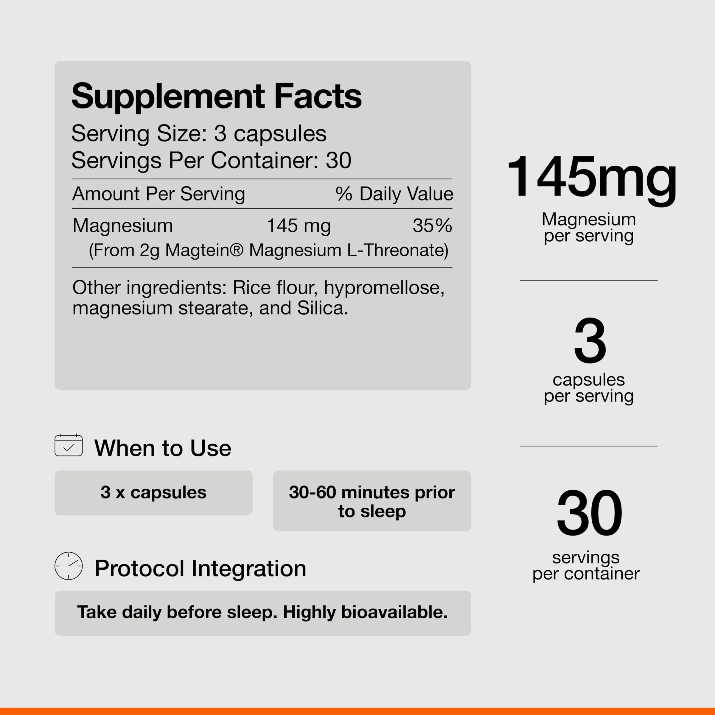 Magnesium L-Threonaat - 90 capsules