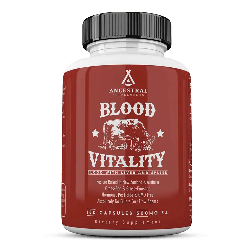 Grassfed Beef Blood - 180 capsules