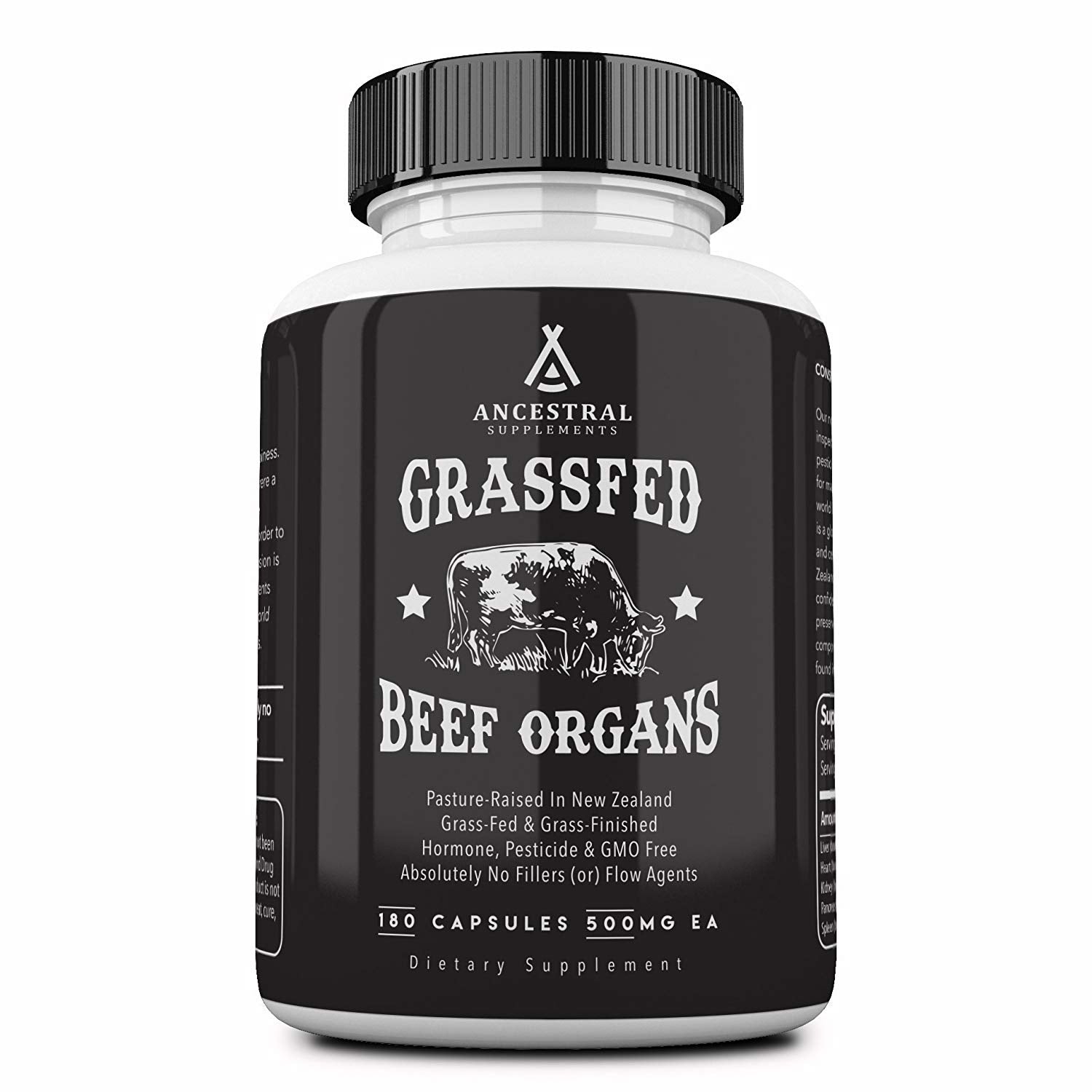 Grassfed Beef Organs - 180 capsules 