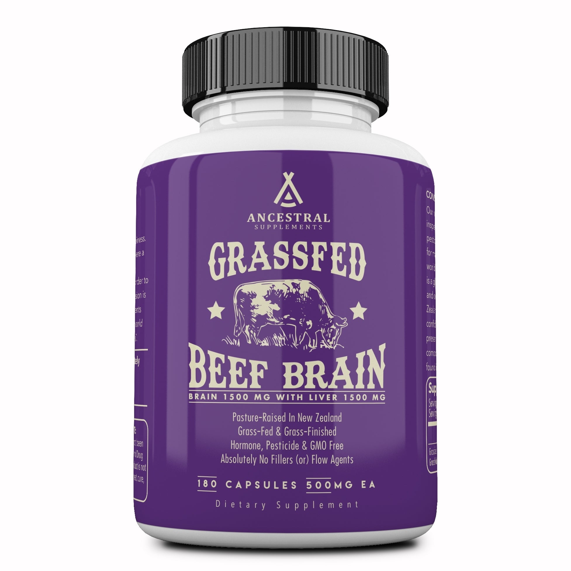 Grassfed Beef Brain - 180 capsules