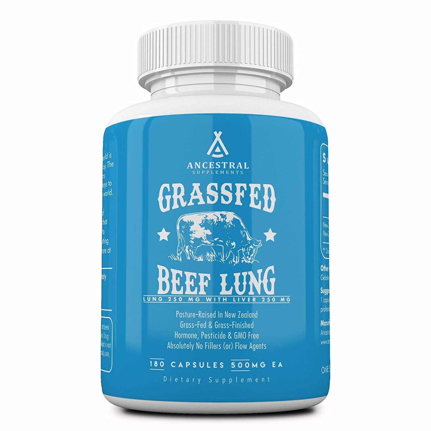 Grassfed Beef Lung - 180 capsules