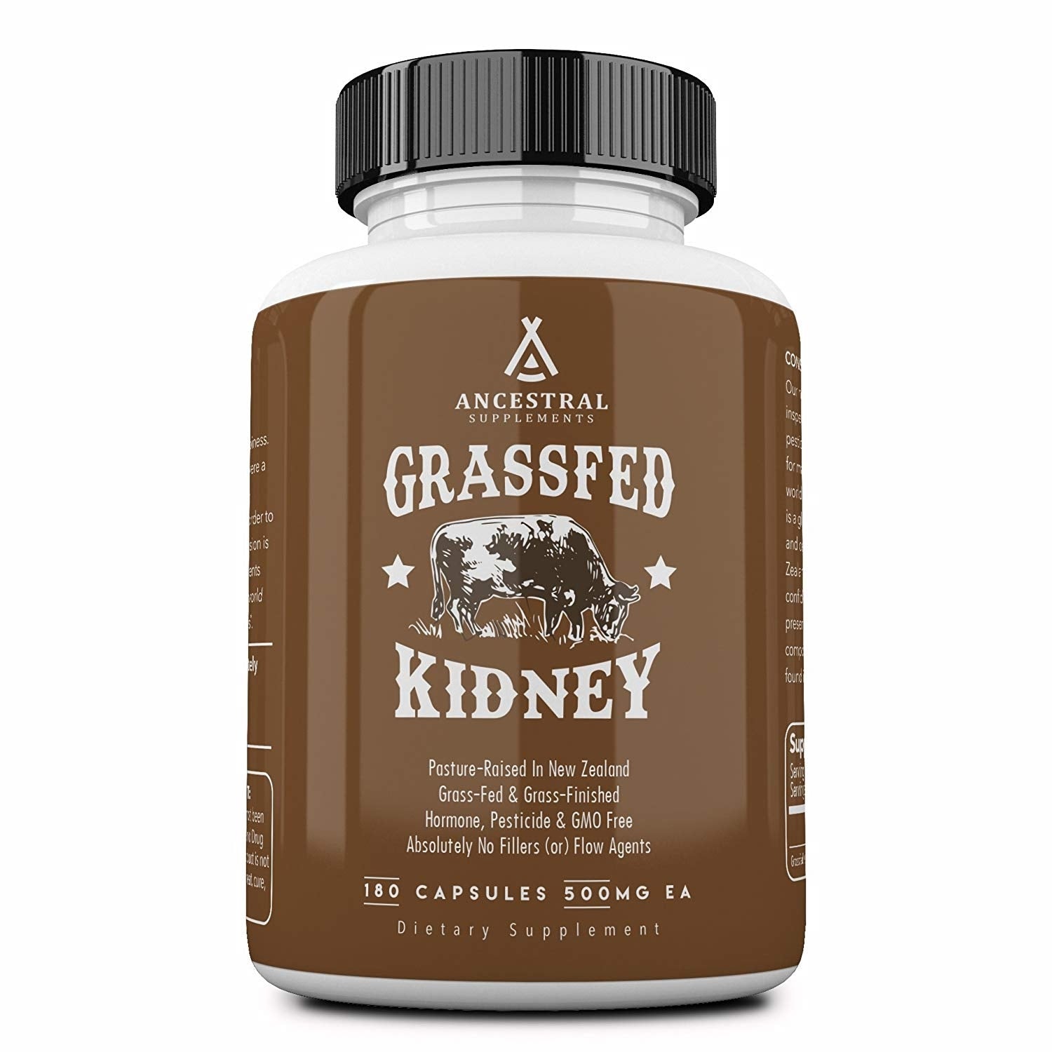 Grassfed Beef Kidney - 180 capsules
