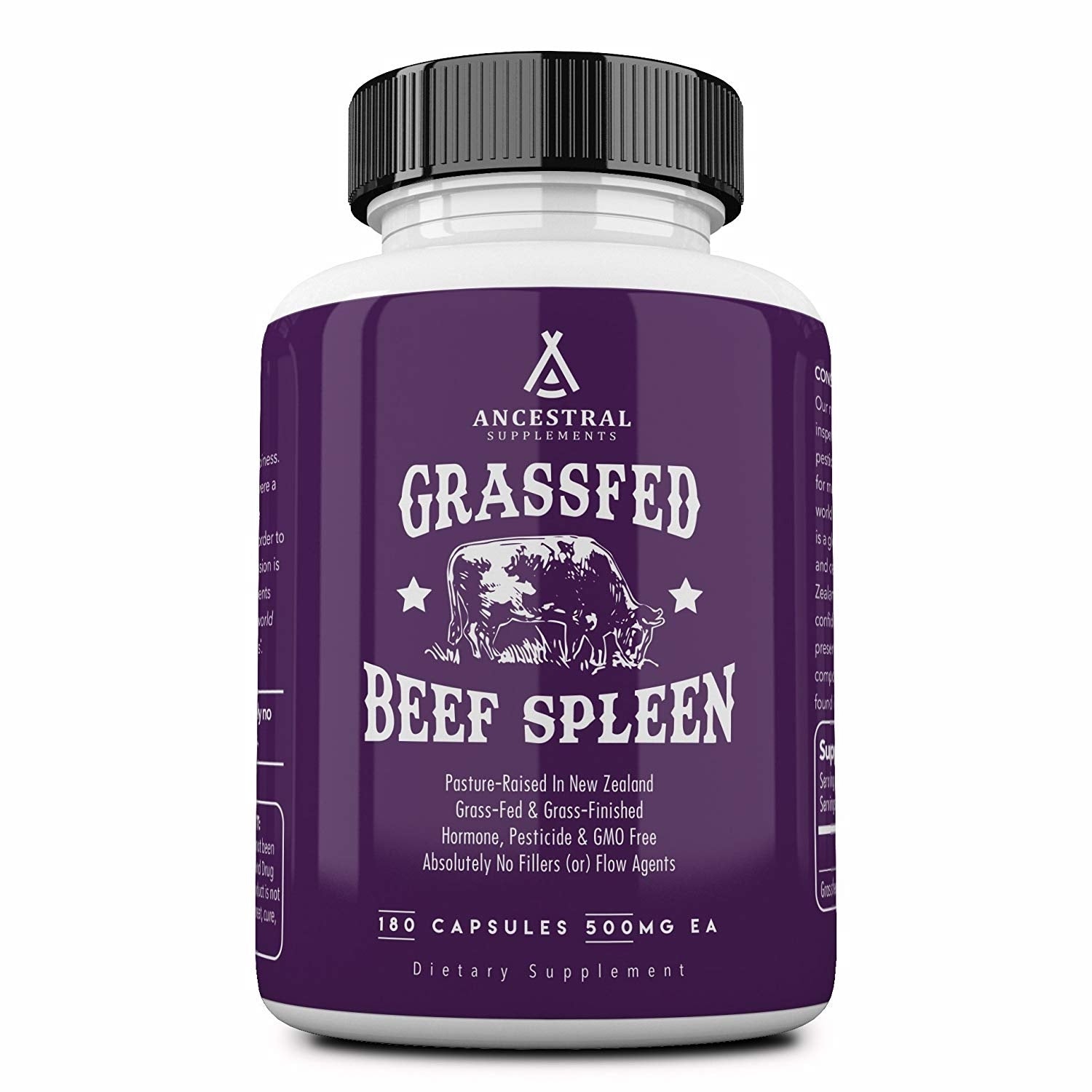 Grassfed Beef Spleen - 180 capsules