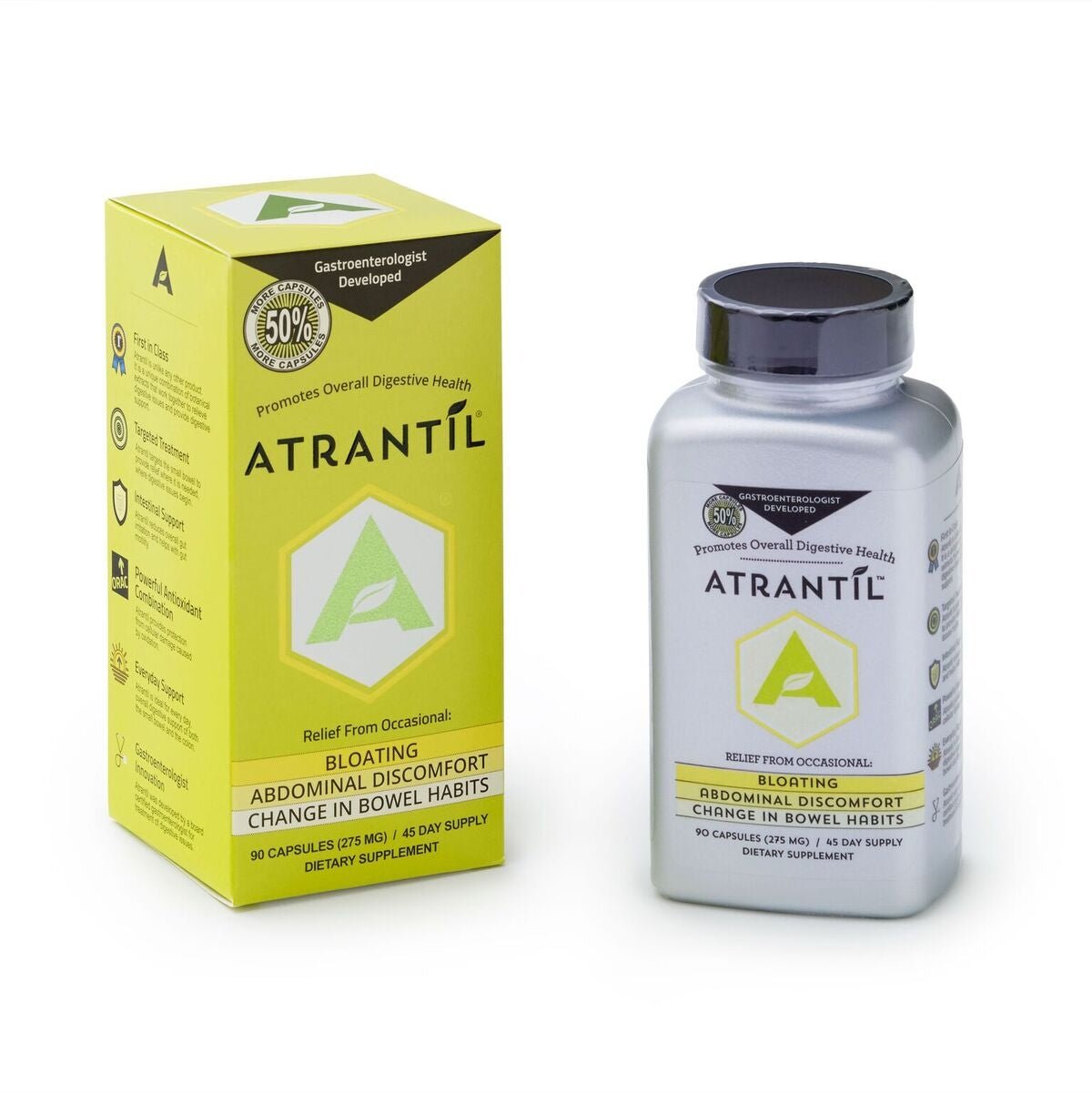 Atrantil - Bacteriële Overgroei - 90 capsules - Newtraceuticals