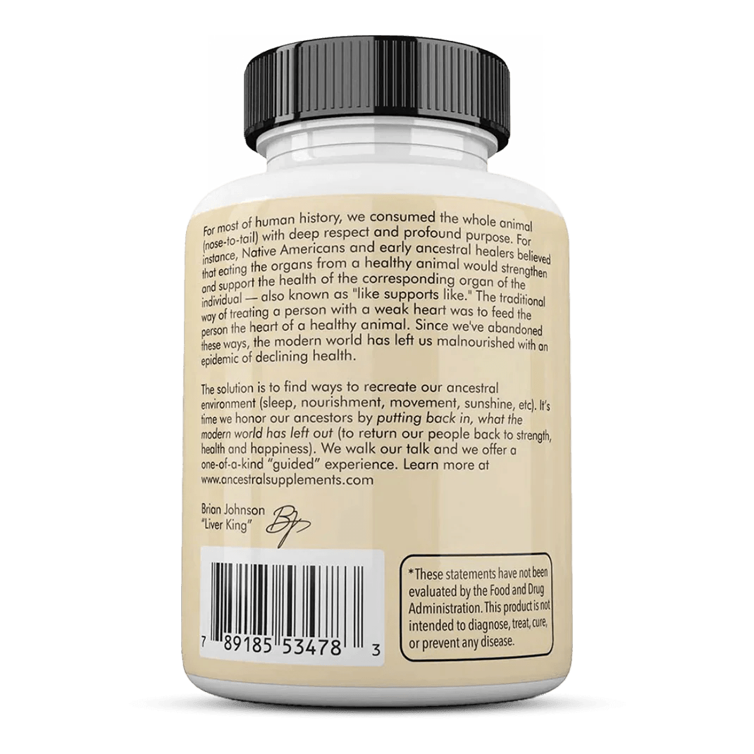 Grasgevoerde Runderlever - 180 capsules - Newtraceuticals