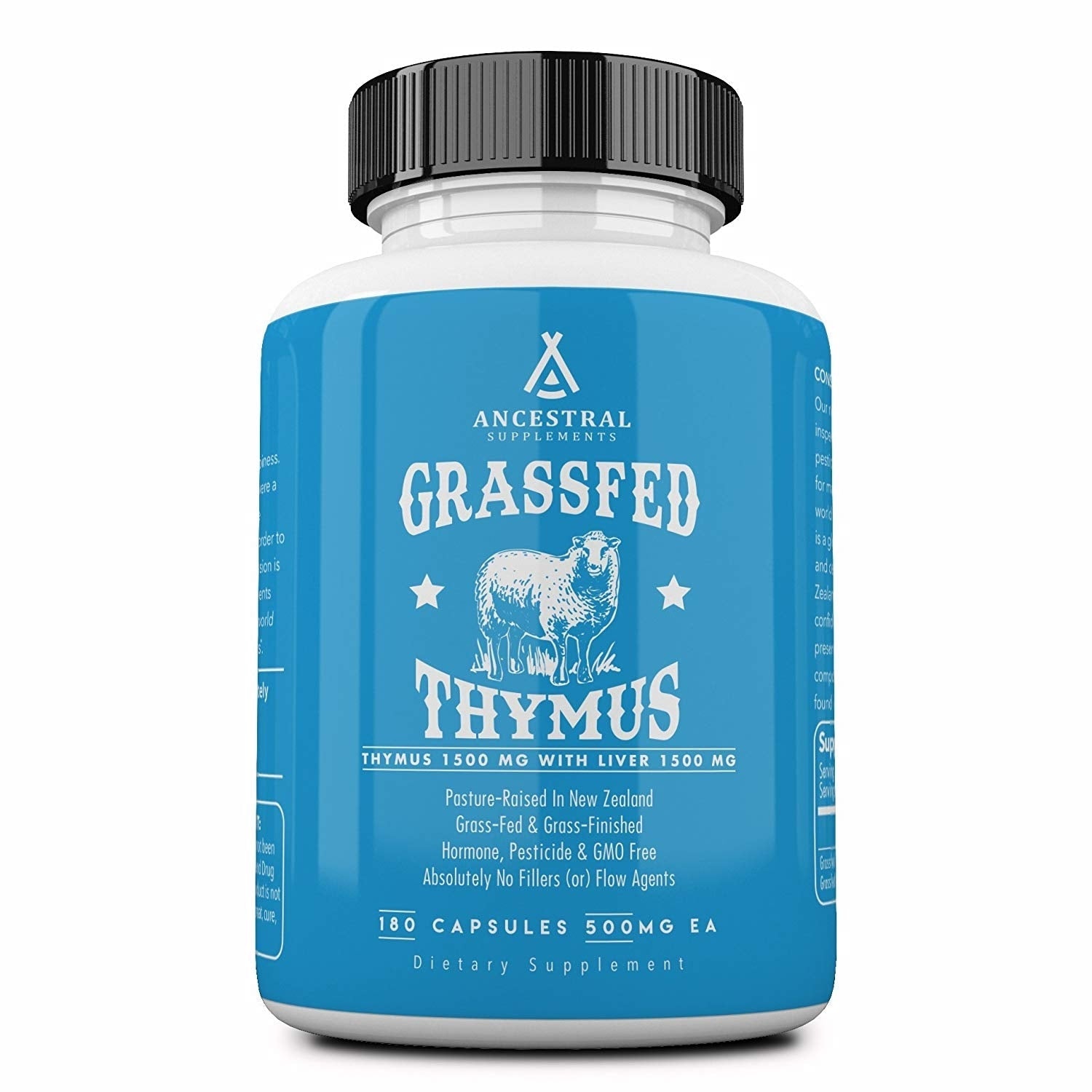 Grasgevoerde Thymus - 180 capsules - Newtraceuticals