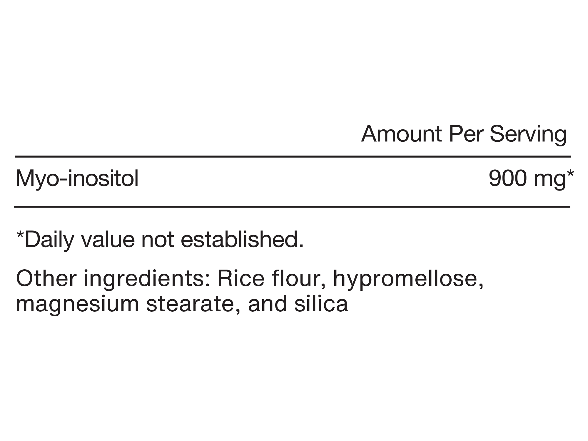 Inositol - 60 capsules - Newtraceuticals