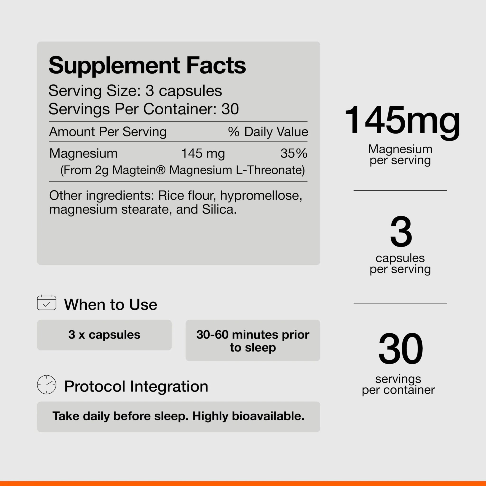 Magnesium L - Threonaat - 90 capsules - Newtraceuticals