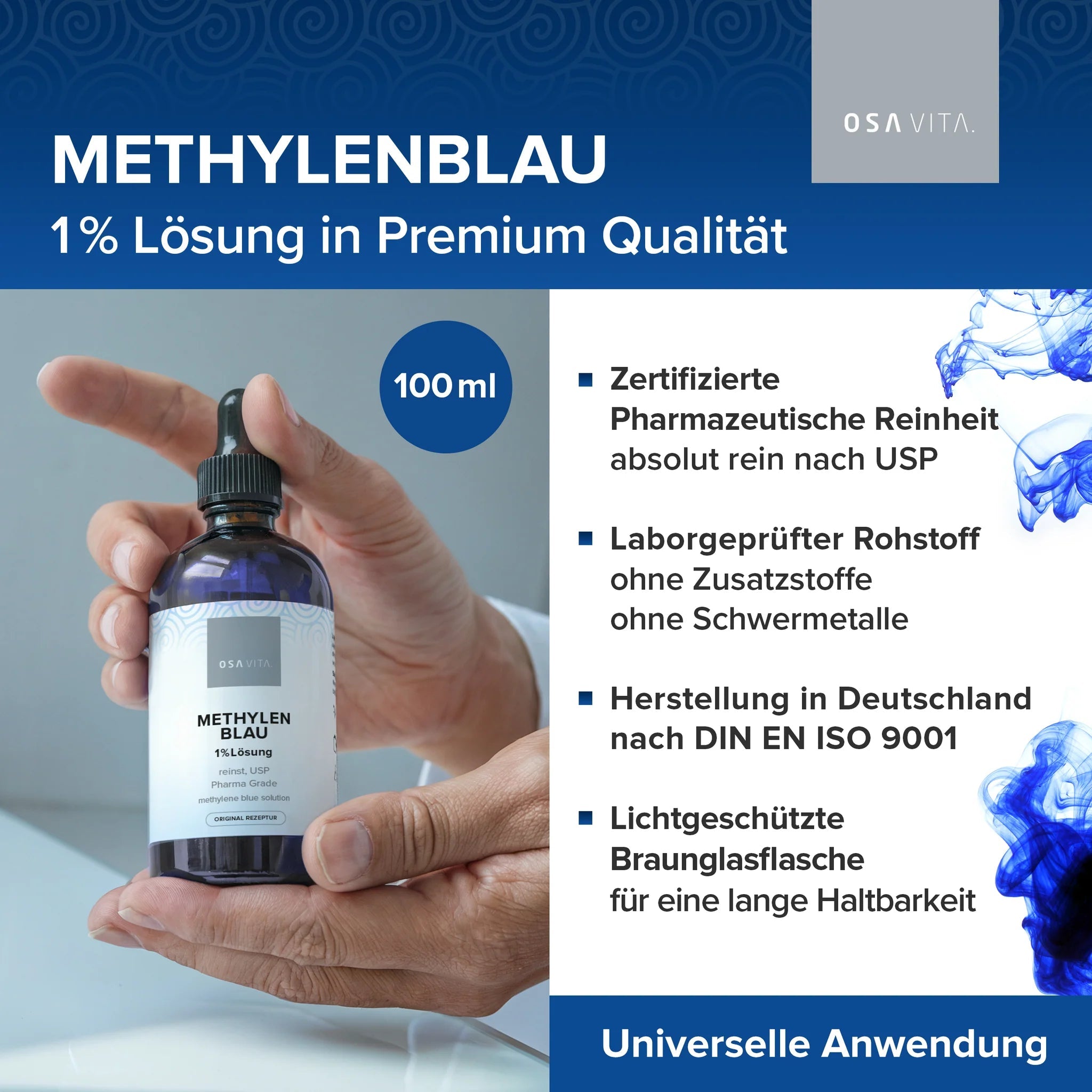 Methyleenblauw Oplossing 1% - Newtraceuticals