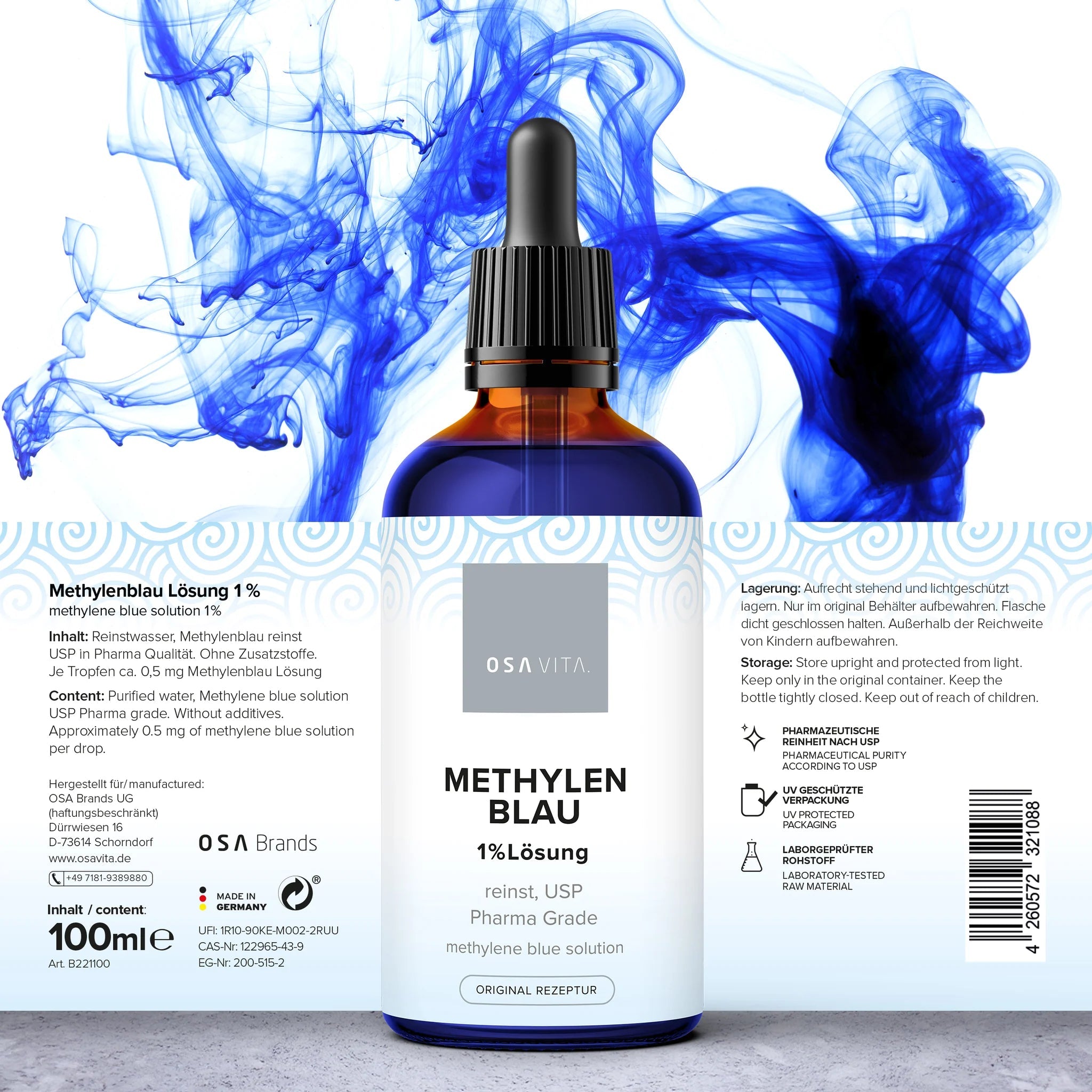 Methyleenblauw Oplossing 1% - Newtraceuticals