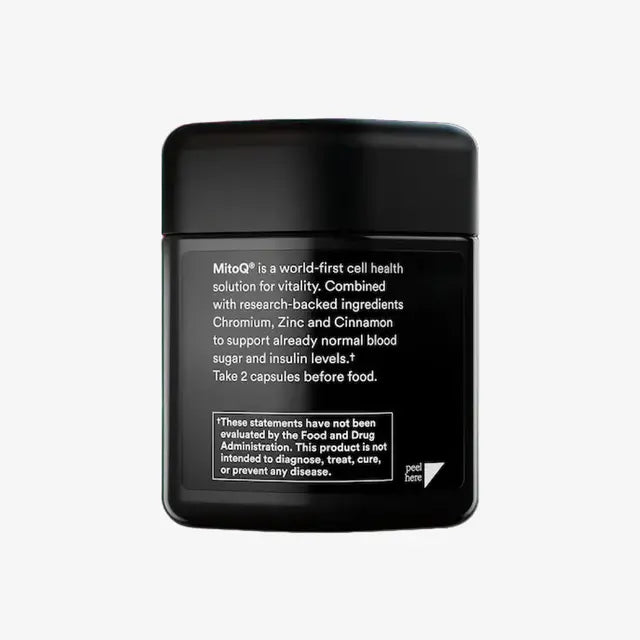MitoQ® - Bloedsuiker - 60 capsules - Newtraceuticals