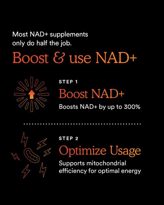 MitoQ NAD+ dual action - 60 capsules - Newtraceuticals