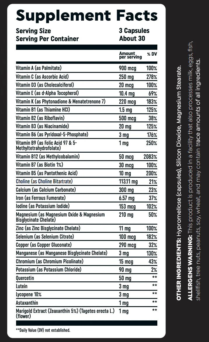 MultiVitamin - Newtraceuticals