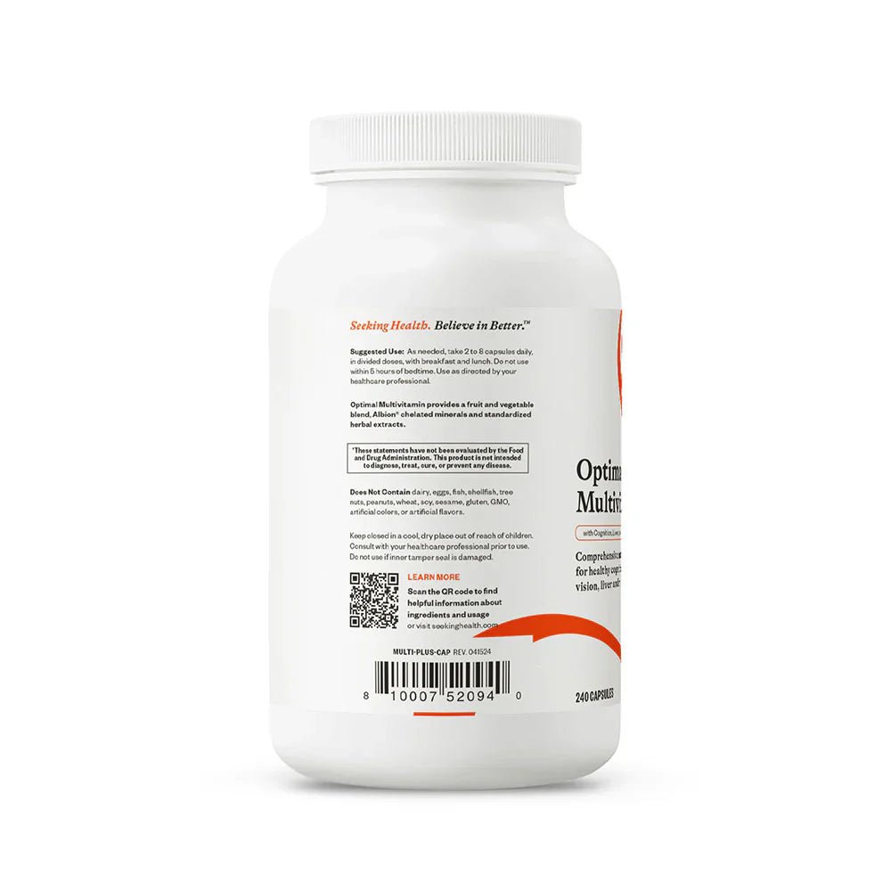 Optimal Multivitamin - 240 capsules - Newtraceuticals