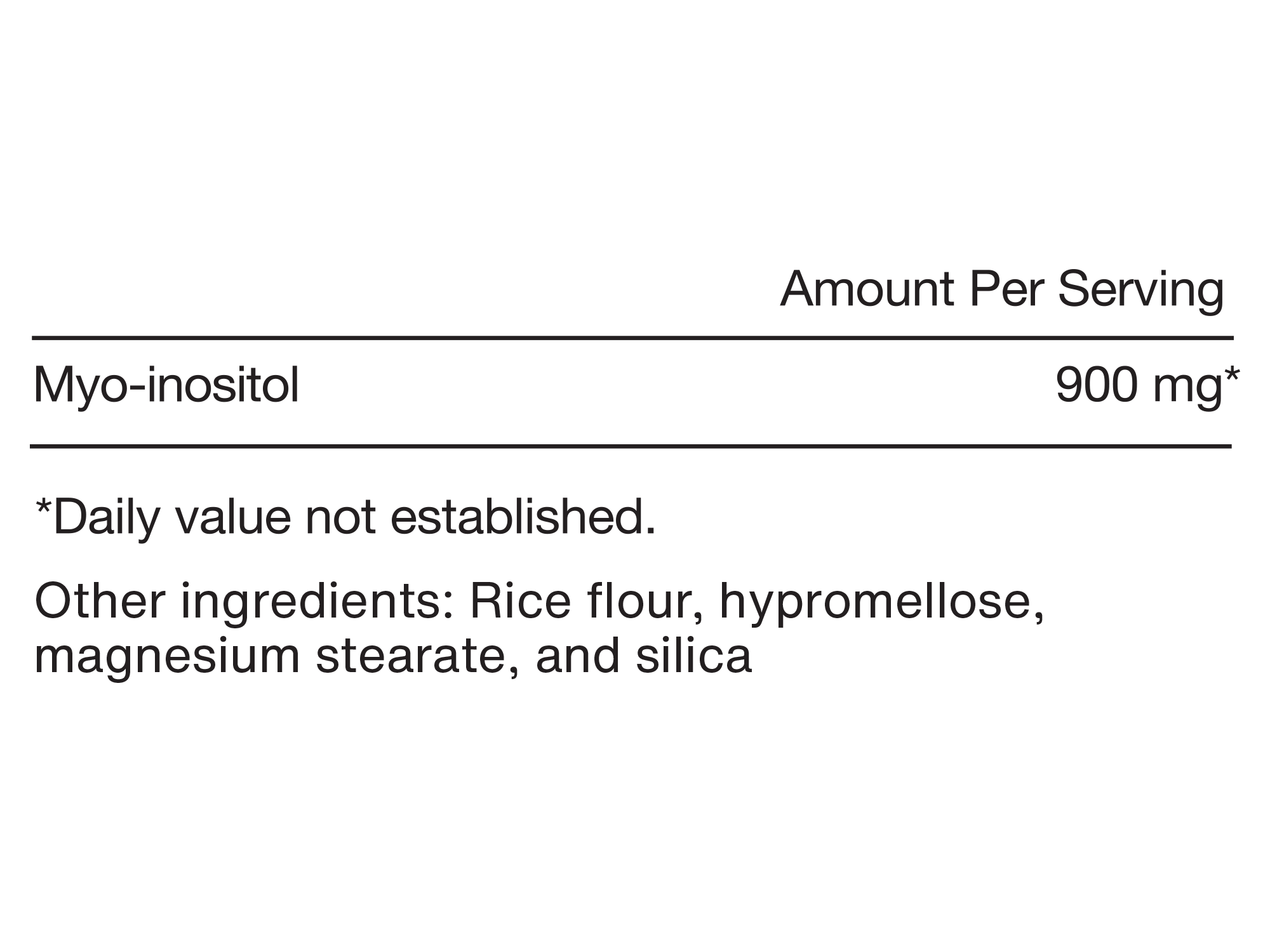 Inositol - 60 capsules