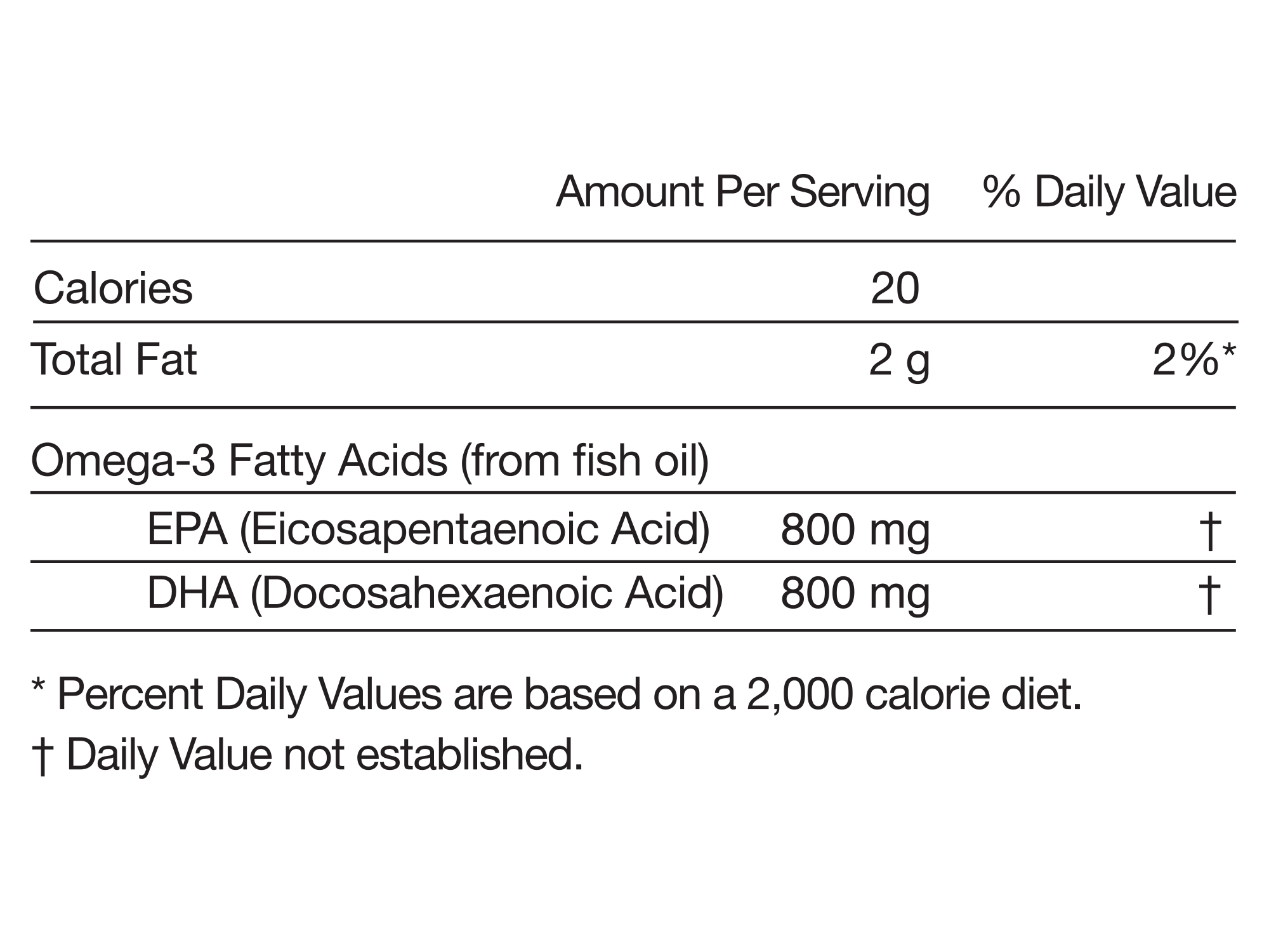 Omega-3 - 60 softgels