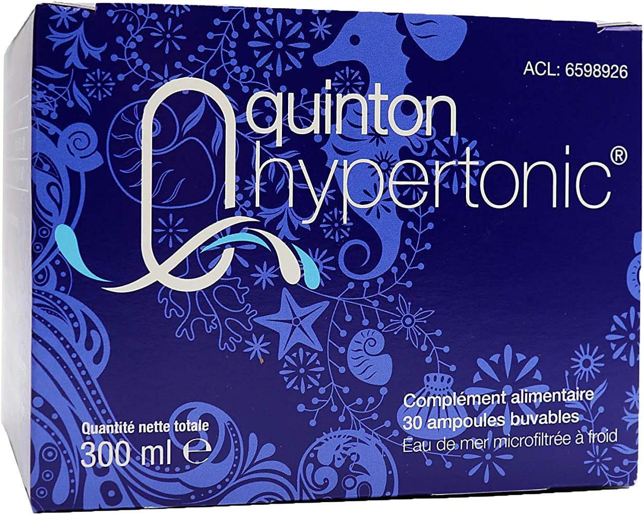 Quinton Hypertone Water - Elektrolyten Ampullen - Newtraceuticals