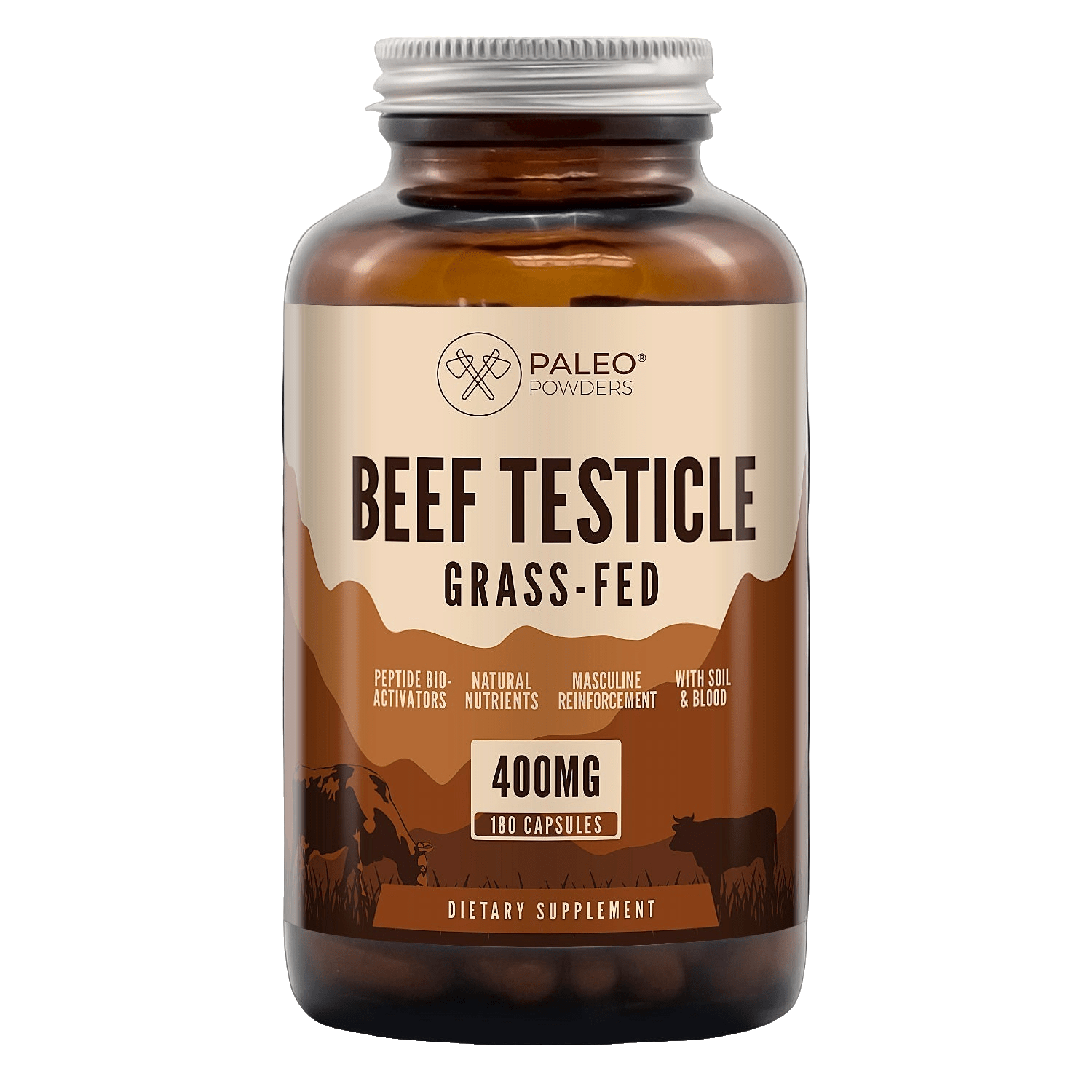 Runder Testikels - 180 capsules - Newtraceuticals