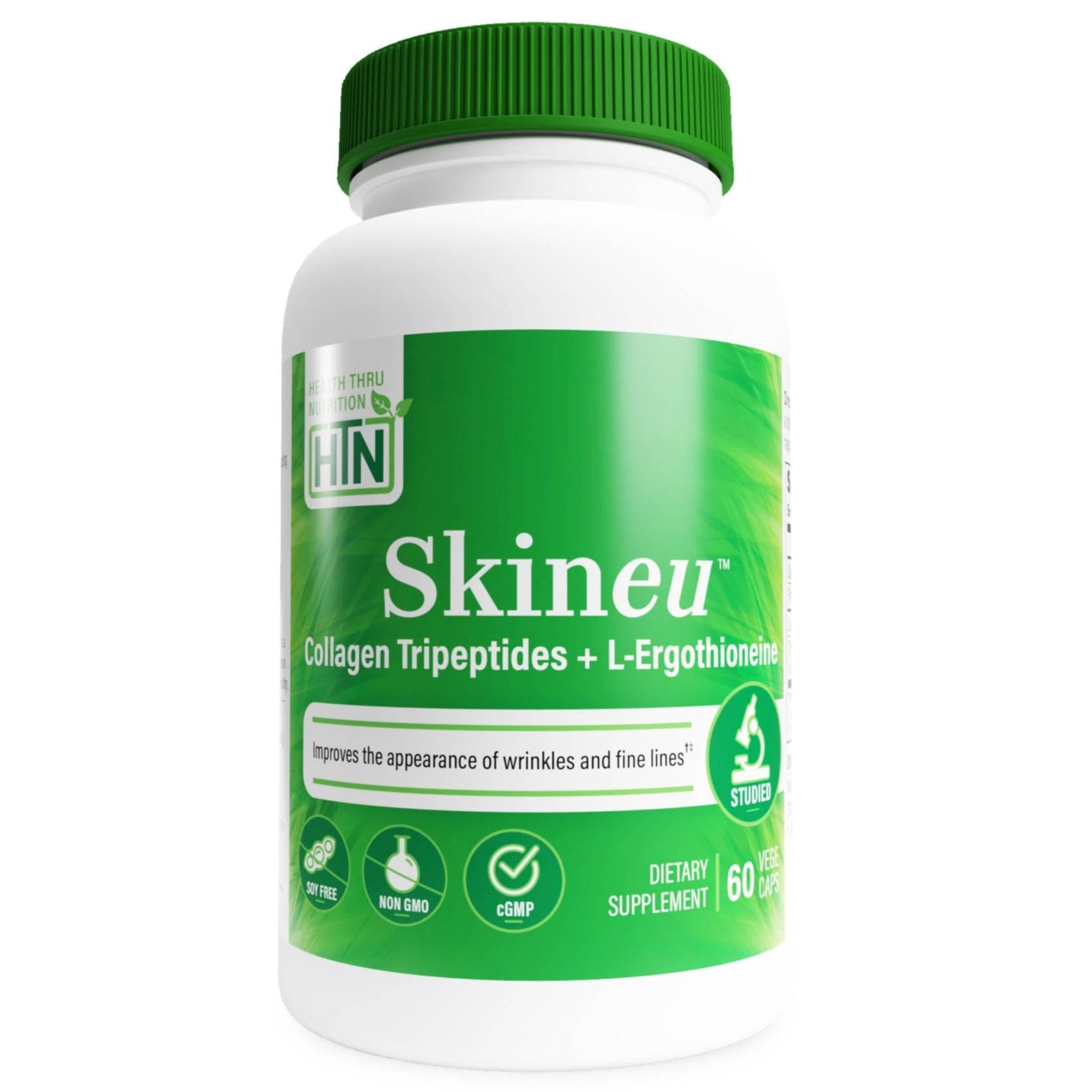 Skineu™ Collageen Tripeptiden + EGT L - Ergothioneine – 60 capsules - Newtraceuticals