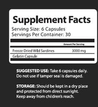 The Whole Fish - Wilde Sardientjes - 180 capsules - Newtraceuticals