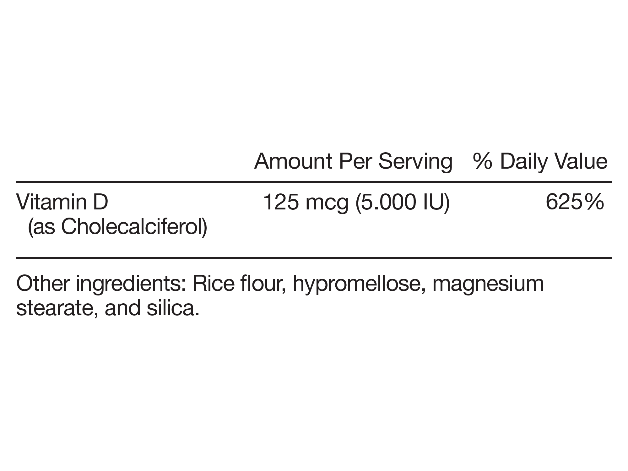 Vitamin D3 - 60 capsules - Newtraceuticals