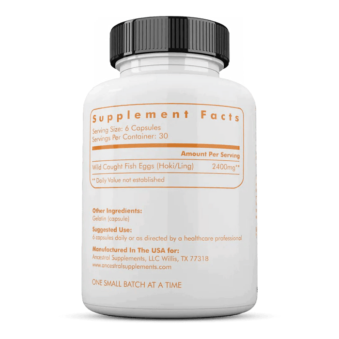 Wild Caught Fish Roe (Hoki) - 180 capsules